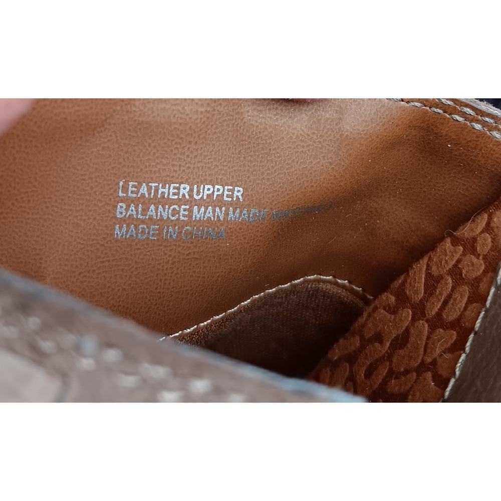 BOC Born Concept Beige Leather Suede Accent Chunky Heel Mules‎ Women - Picture 7 of 9